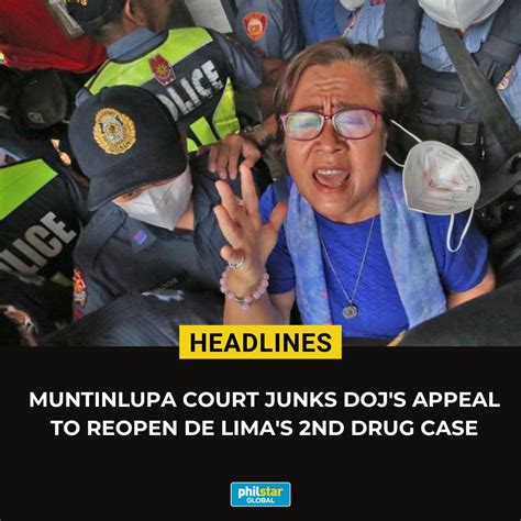 manila scandal 2024 philippines update|Muntinlupa court junks prosecution appeal vs. De Lima acquittal.